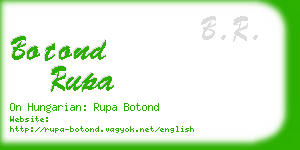 botond rupa business card